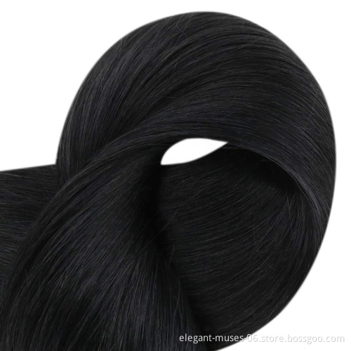wholesale clip in double protein filam hair extensions Double Drawn synthetic Hair Clip Extensions